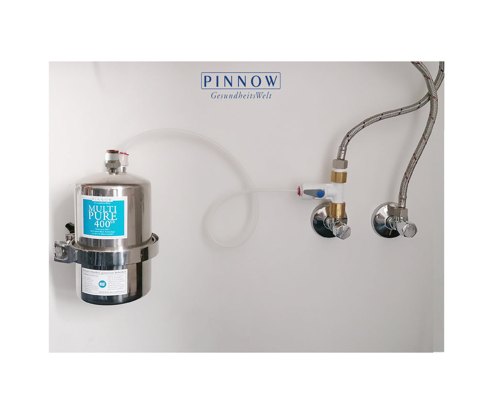 MULTI-PURE™ MP-400 SI - Basismodell ohne Wasserhahn (inclusive Edelstahlverbinder 3/8" AG für Ihren vorhandenen Flexschlauch-Anschluss)