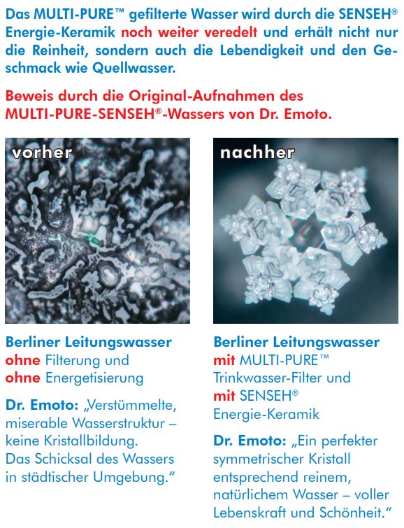 SENSEH® Energie-Keramik für alle MULTIPURE Modelle