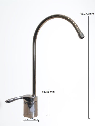 MULTI-PURE™ Wasserhahn verchromt, mit Schlauch
